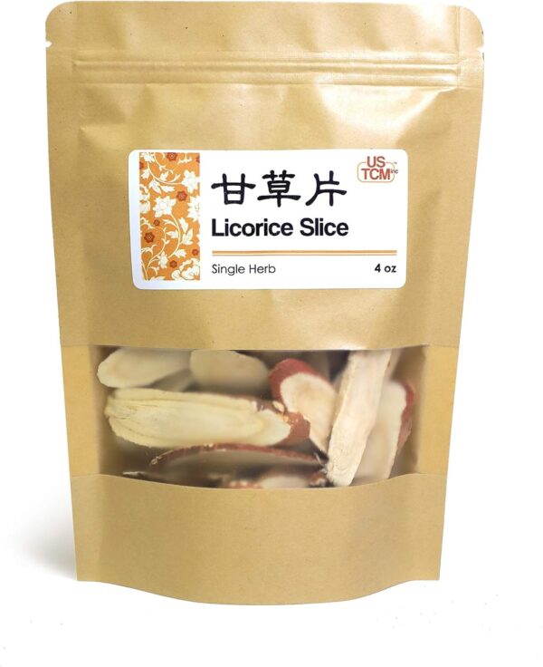 New Packaging Large Radix Glycyrrhizae Slices Licorice Slice 大甘草片 4 Oz